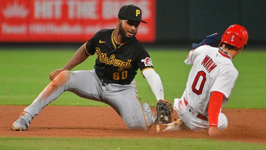 Peguero's energy, hustle 'lights up a clubhouse' and highlight reel in win taken in St. Louis (Pirates)